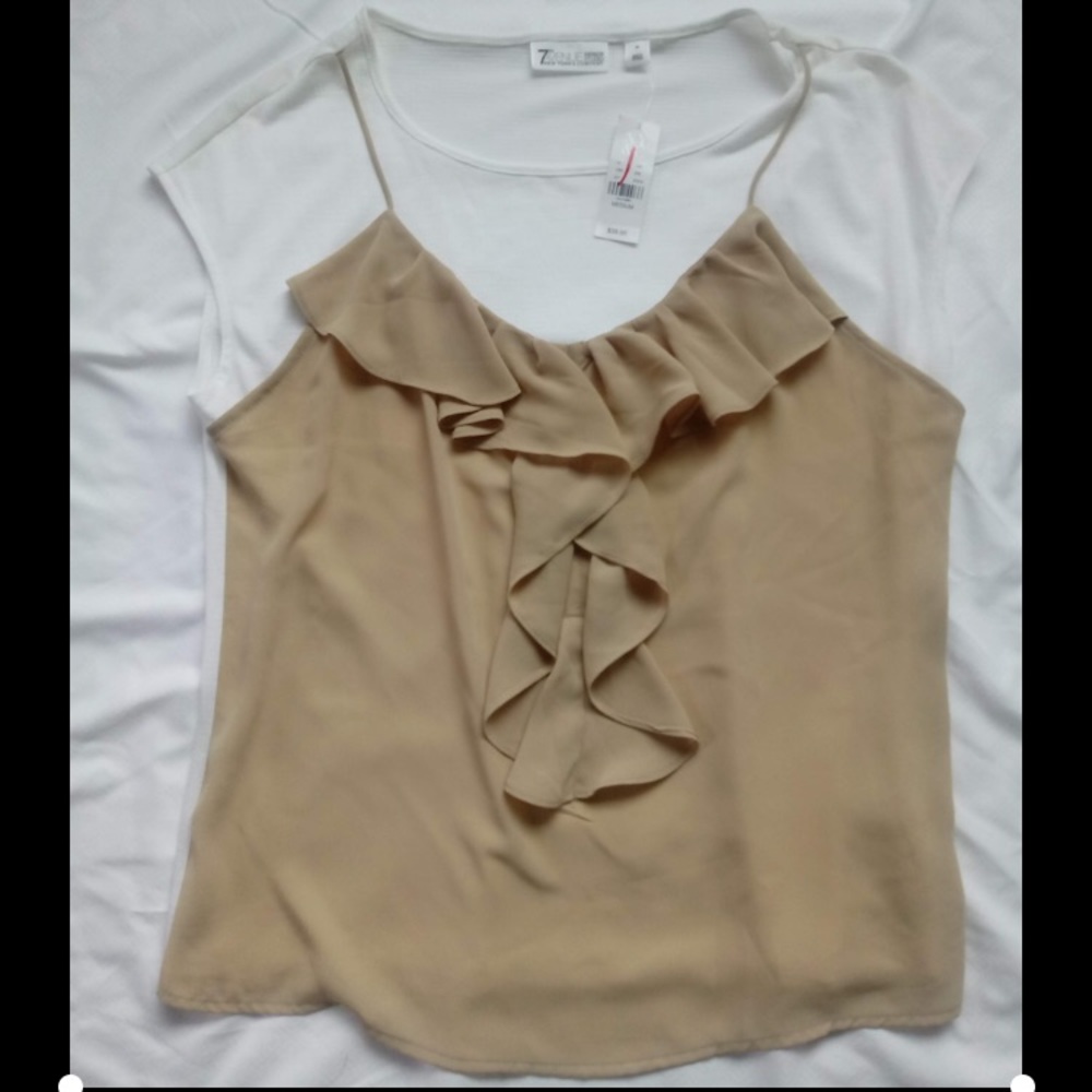 White and gold two set piece